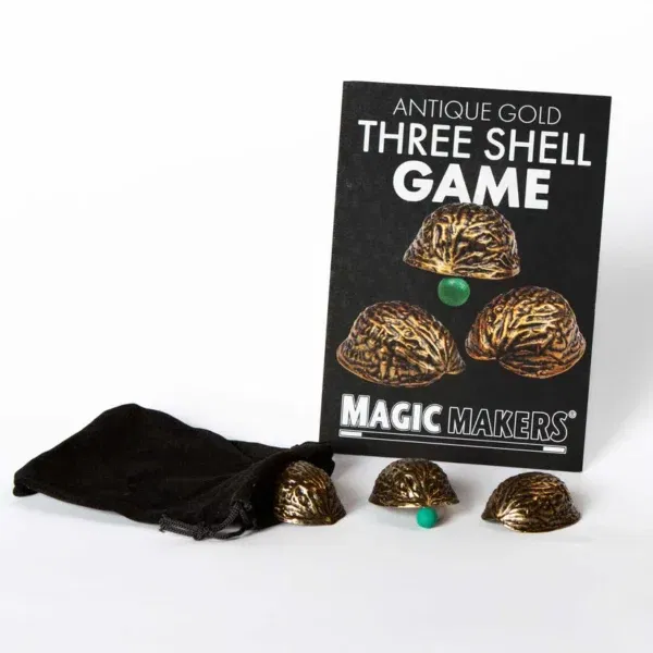 Antique Golden Three Shells Game